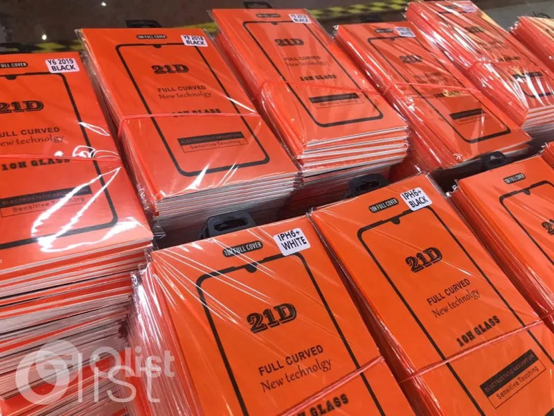 Bundle of 10 screen guards 21d/ 5d/ 10d mixed to your liking