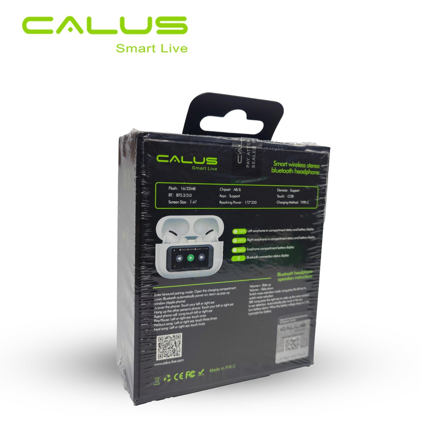 CALUS M5 Pro Touch Screen Smart Airpods