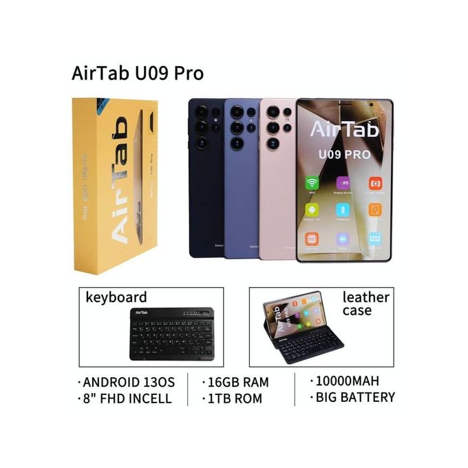AirTab U09 Pro: 5G Android Tablet with 16GB RAM + 1TB ROM