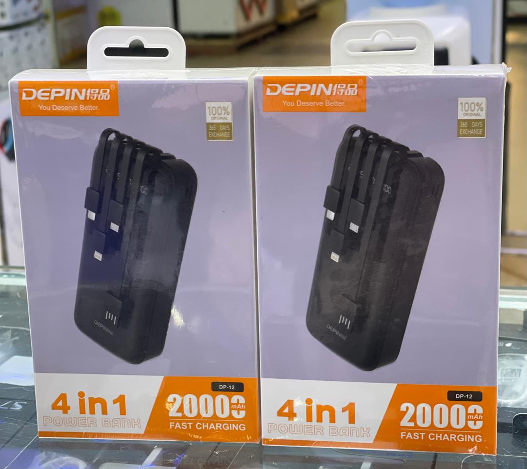 Fast Charging Power Bank For Charging 4 Devices At Once 20000mAh