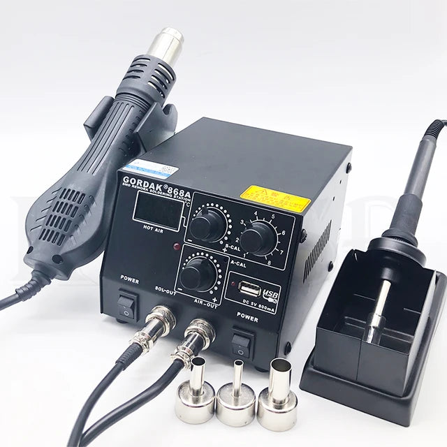 Gordak 868A rework station digital and analog