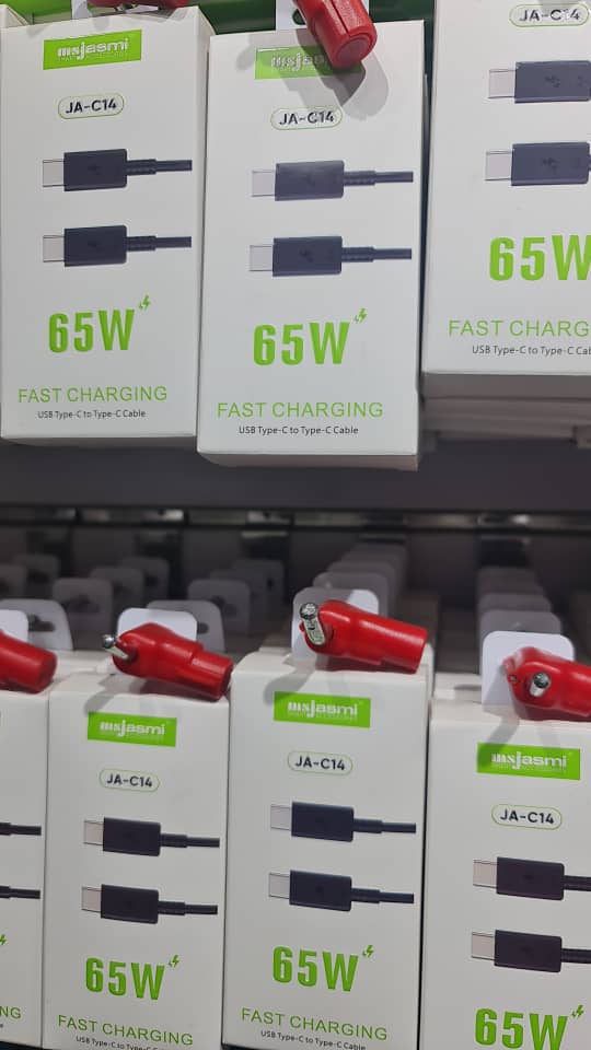 MSJasmin JA-C14 65W Fast Charging USB-C to USB-C Cable - High-Speed Power Delivery