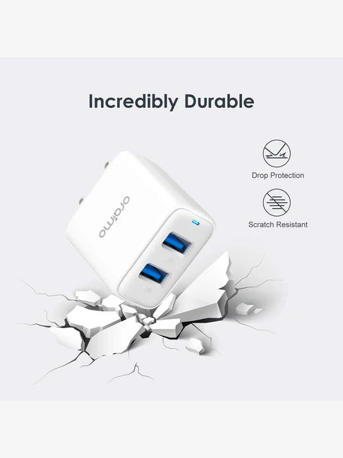 Oraimo Firefly 2 Dual Port Charger – Illuminate Your Charging Experience