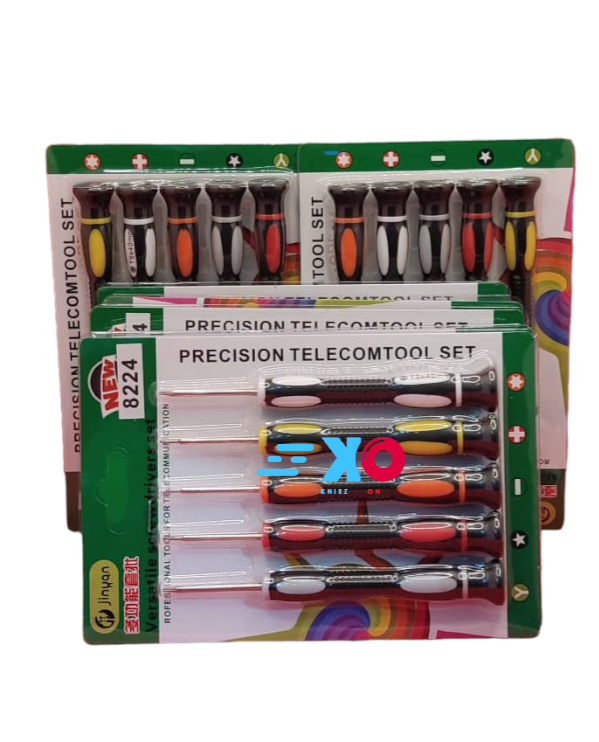 Precision Telecom Toolset 8224 - Enhanced Grip and Sleek Design for Electronics Repairs