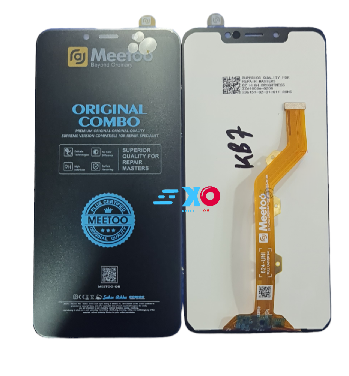 MeToo LCD + TOUCH screen for Infinix Hot 7 (X624)/ Tecno Spark 3 (KB7)