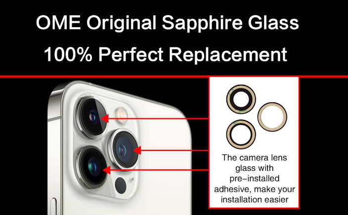 CAMERA GLASS FOR IPHONE 13 PRO MAX