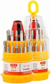 pocket precision screw driver set