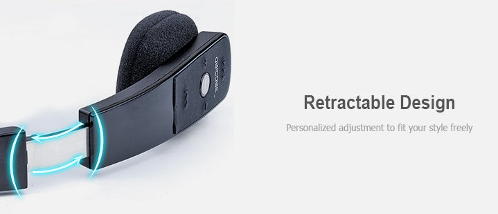 I Phone H610 Bluetooth V2.1+EDR Wireless Foldable Stereo Headset for iPhone 6 Plus 6 and Other Devices with BT(Black)