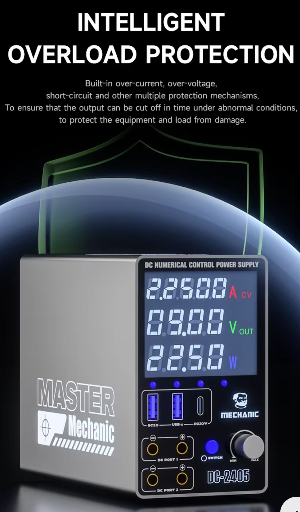 Mechanic dc 2405 power supply