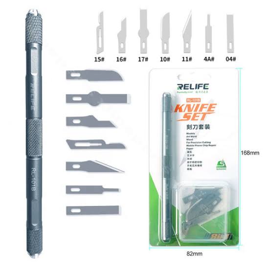 RELIFE RL-101B Precision Knife Set – Compact Multi-Purpose Repair & Craft Tool