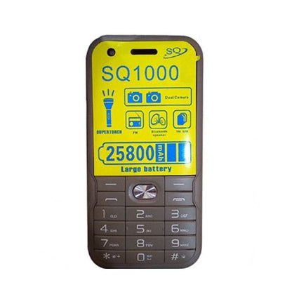 SQ Mobile SQ1000 Dual SIM Power Bank Phone 20000Mah Long Life Battery