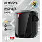 Musyl Wireless Subwoofer With Clear Sound And Led Lighting Display - Multicolor