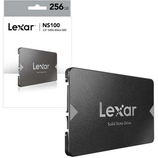 Lexar NS100 2.5” SATA III 256GB SSD (6Gb/s)  High Quality- Black