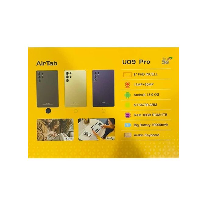 AirTab U09 Pro: 5G Android Tablet with 16GB RAM + 1TB ROM