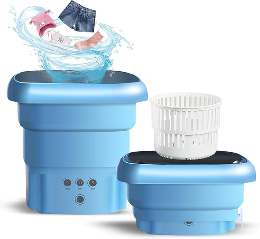 Mini Camping Washing Machine with Spinner, 4.5 L Portable Mini Washing Machine with Dryer