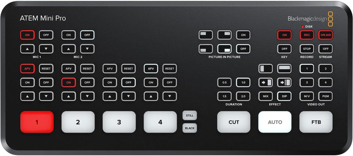 Blackmagic Design ATEM Mini Pro HDMI Live Stream Switcher