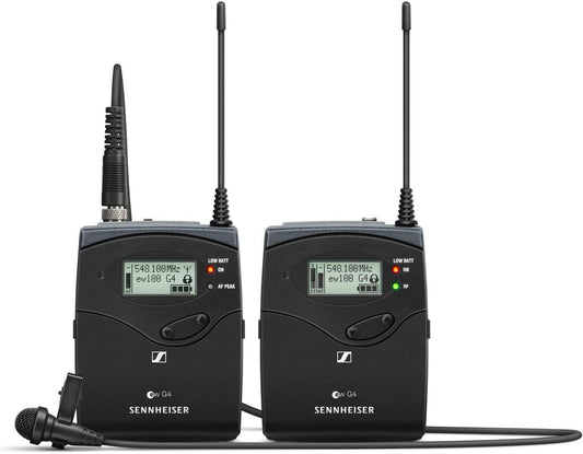 EW 112P G4 Evolution Camera Mount Lavalier Wireless System