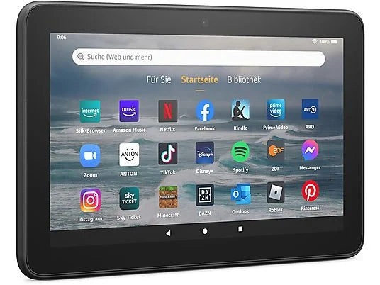 Fire 7 tablet (32 GB, Black, Ad-Supported) + Amazon Standing Case (Black) + Screen Protector (2-Pack)