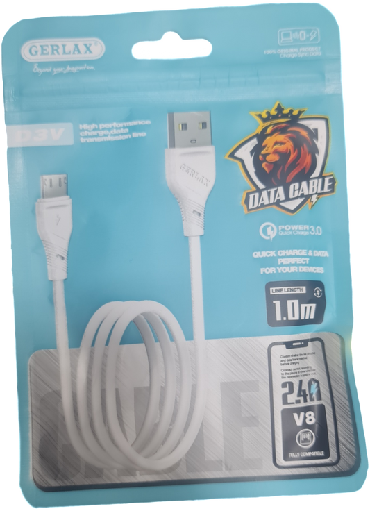 USB micro data cable for smart phones