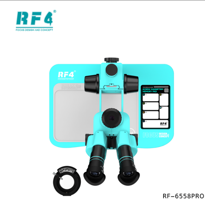 RF4 RF-6558 pro three eyepiece microscope