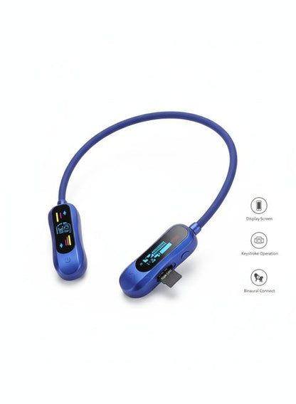 KIN KL-99 Rear Mounted Bluetooth Headset with Card Slot, Dual Playback ModesKIN KL-99 Rear Mounted Bluetooth Headset with Card Slot, Dual Playback Modes