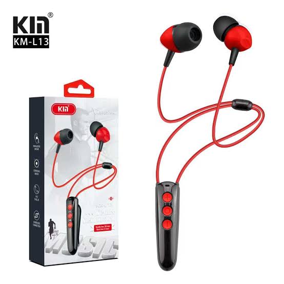 Kin Bluetooth Headset Kin KM-L13 Wireless Neck Bluetooth Headset – Effortless Audio, Stylish ...
