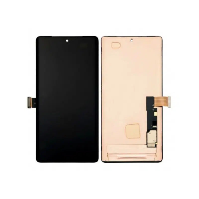 Phone screen assembly on a white background Google pixel 7 screen replacement