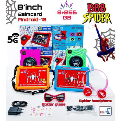 BEBE-TAB B88 SPIDER 6GB 256GB kids learning tablet with lots of gifts