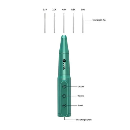 2UUL rechargeable polish drill pen for professional phone repair