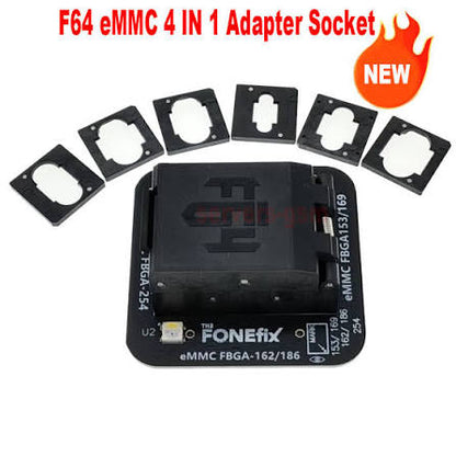 F64 EMMC 4 in 1 BGA socket adapter for f64 box
