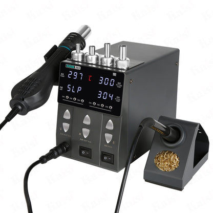 SUGON 202 2 IN 1 Soldering Station LED Display Adjustable Temperature Air Volume BGA Rework station