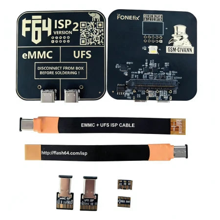 New F64 UFS/ EMMC ISP v2 with flex cable kit