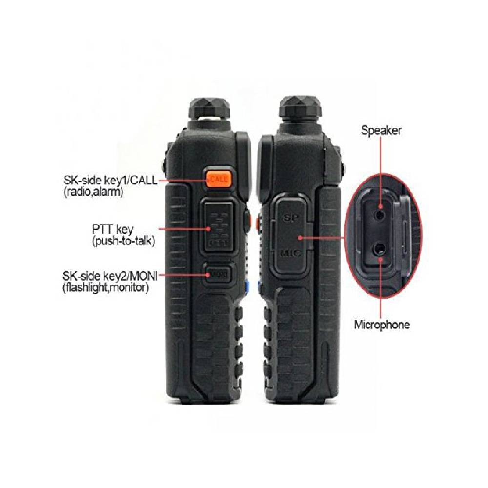 Baofeng UV-5R two way dual band radio call walkie talkie
