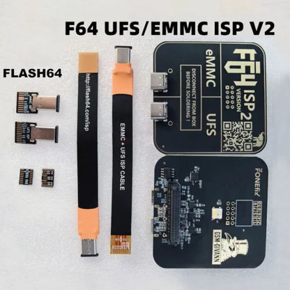 New F64 UFS/ EMMC ISP v2 with flex cable kit