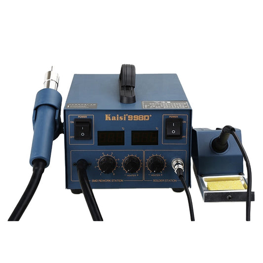 Kaisi 998D+ 2 in 1 Heat Gun & Soldering Iron SMD Rework