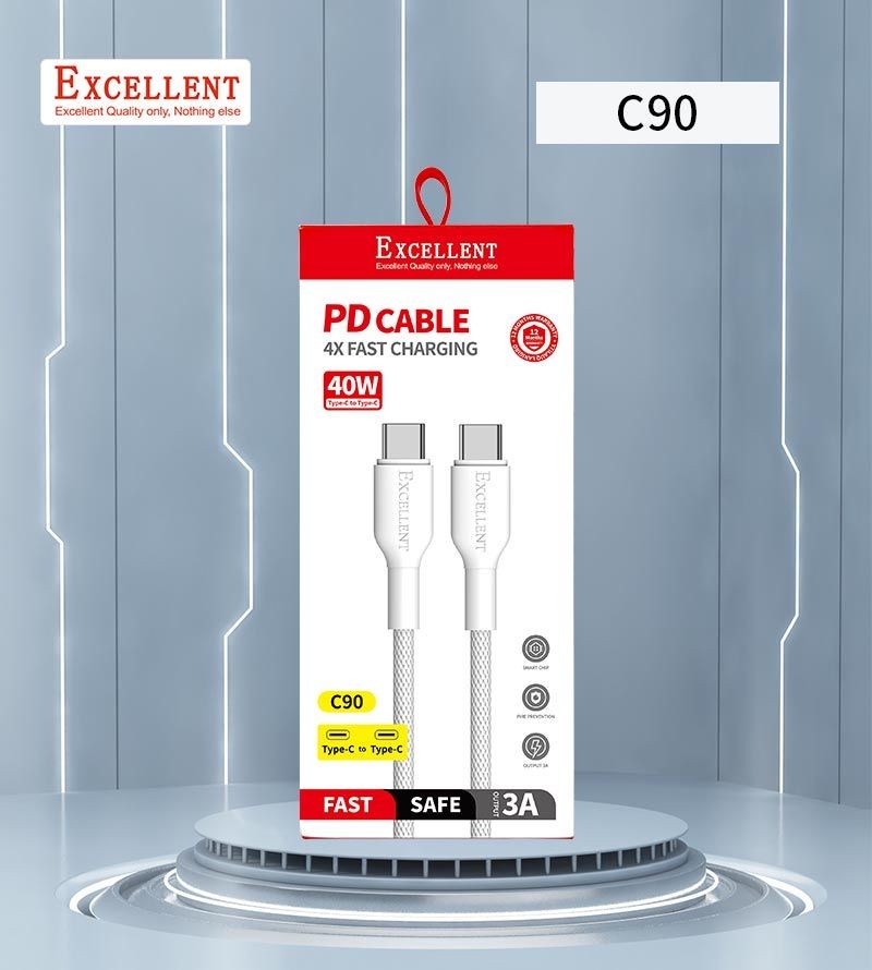 excellent pd c90 type c to type c USB cable
