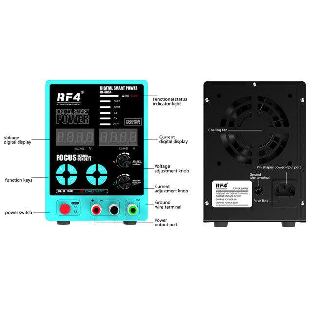 RF4 RF305A multifunctional DC power supply 30V~50A