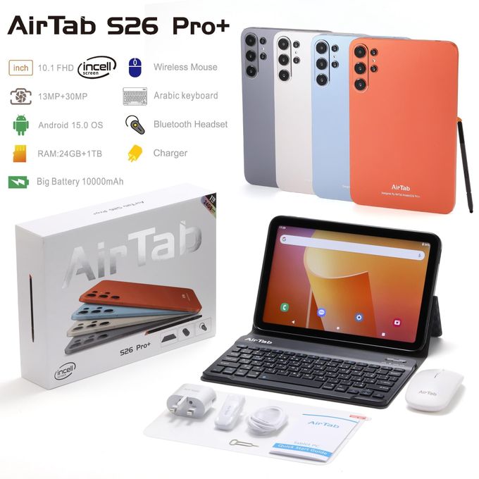 Airtab s26 pro plus 1TB 24GB kids learning tablets