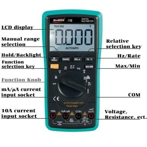 Winapex 17B intelligent digital multimeter