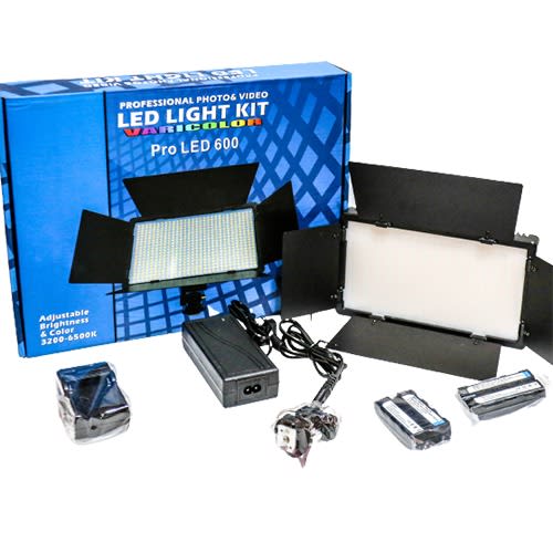 Professional photos and video LED light kit-pro LED 600