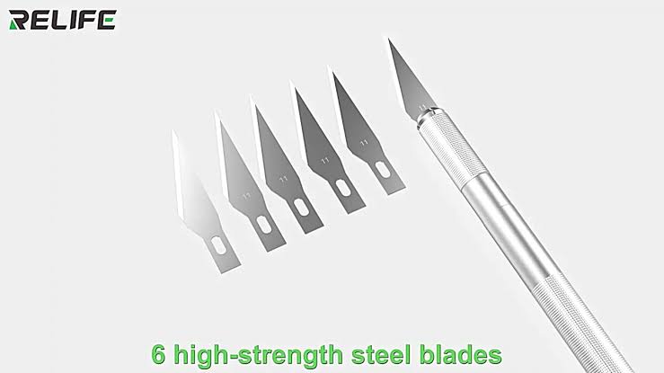 RELIFE RL-101E Precision Knife Set – Multi-Functional Repair & Hobby Blade Kit
