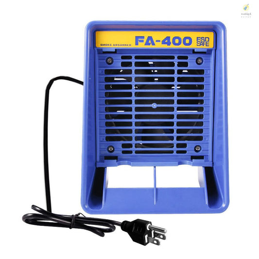 FA 400 solder iron smoke absorber and esd fume extractor
