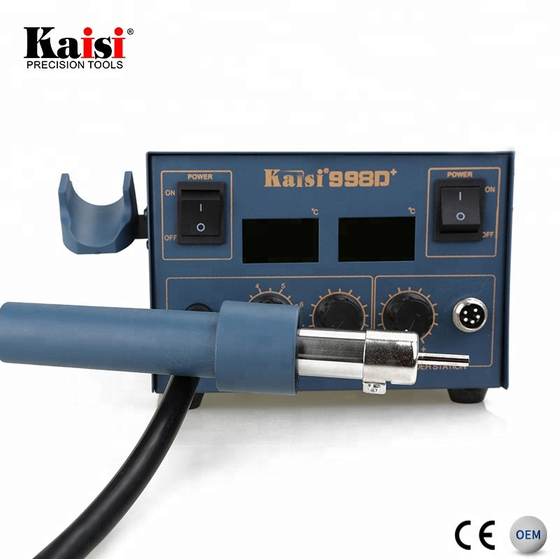 Kaisi 998D+ 2 in 1 Heat Gun & Soldering Iron SMD Rework