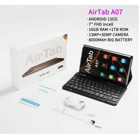 AirTab A07 Kids Tablet - Vibrant 7-Inch Android Tablet for Fun & Learning