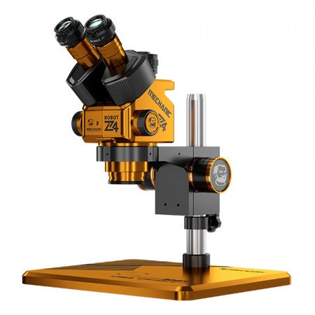 MECHANIC ROBOT Z4 Trinocular Stereo Industrial Microscope 6.5-60X Continuous Zoom Vision