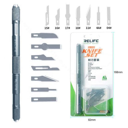 RELIFE RL-101B Precision Knife Set – Compact Multi-Purpose Repair & Craft Tool